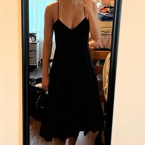 Armani Exchange Drop Waist Spaghetti-Strap Midi Dress